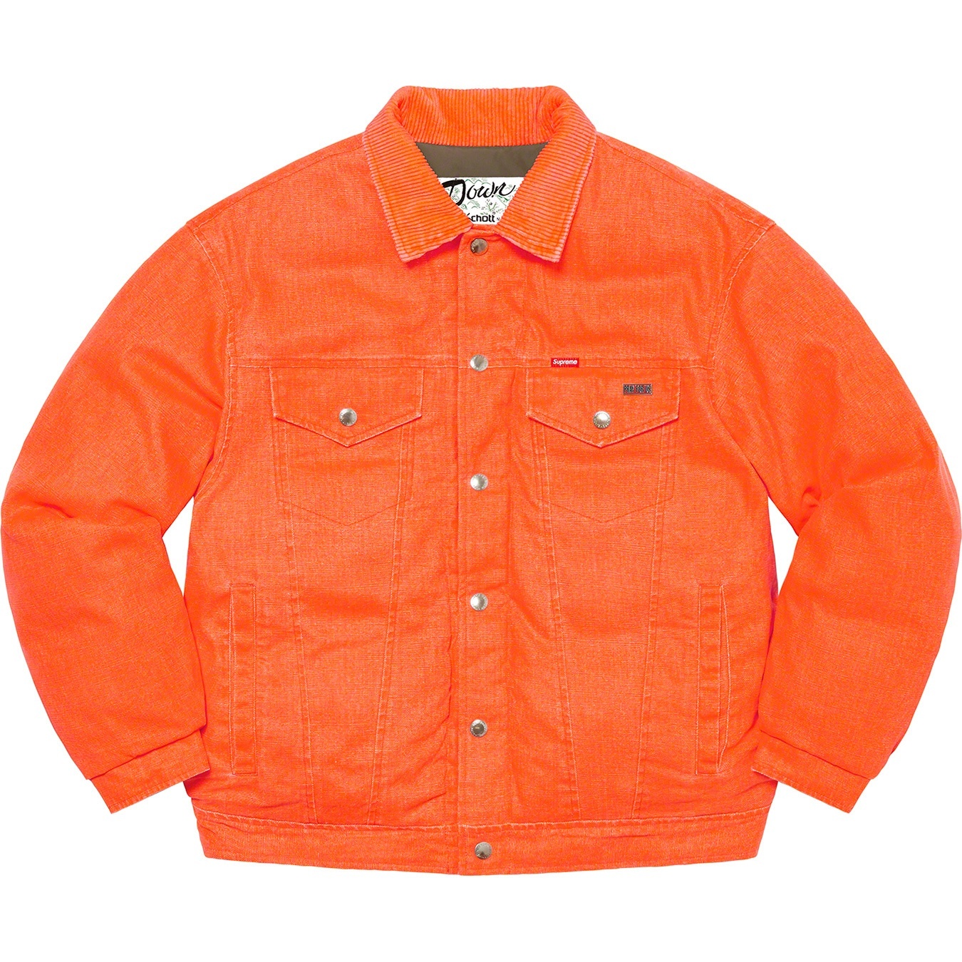 Supreme®/Schott® Canvas Down Trucker Jacket view 20